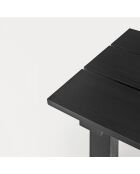 Table rectangulaire Banda noire - 260x100x75cm