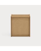 Table de chevet Wally MDF naturelle - 40x40x42cm