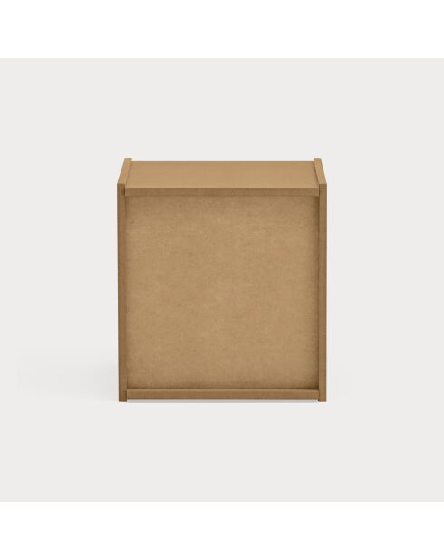 Table de chevet Wally MDF naturelle - 40x40x42cm