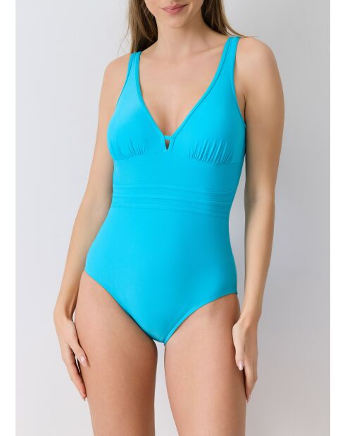 Idylle blauw zwempak onder de buste, 1-delig