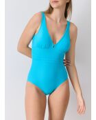 Idylle blauw zwempak onder de buste, 1-delig