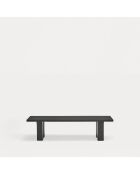 Panca nera Banda - 180x43x45cm