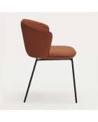2 sedie Aggiungi 107-0035 terracotta - 56x58x48/81cm