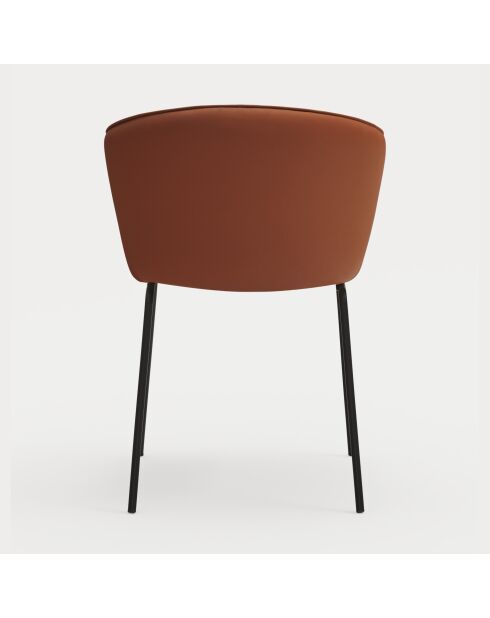 2 sedie Aggiungi 107-0035 terracotta - 56x58x48/81cm