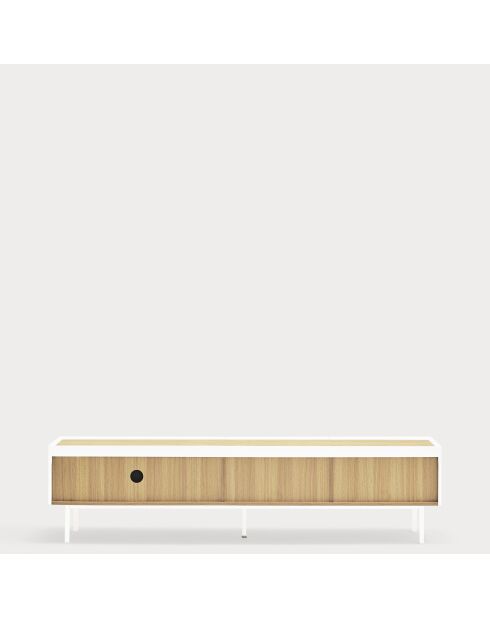 Arista TV-Ständer 2 Türen und 1 Schublade weiß - 180x40x45cm