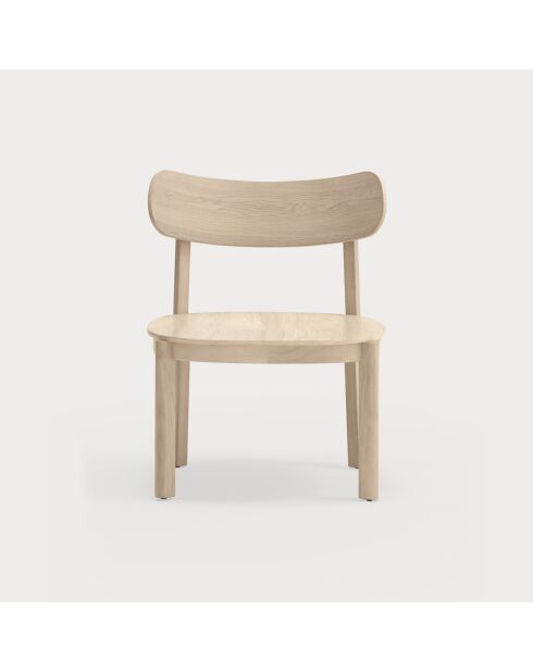 Fauteuil lounge Nara naturel clair - 59.5x59.5x77cm