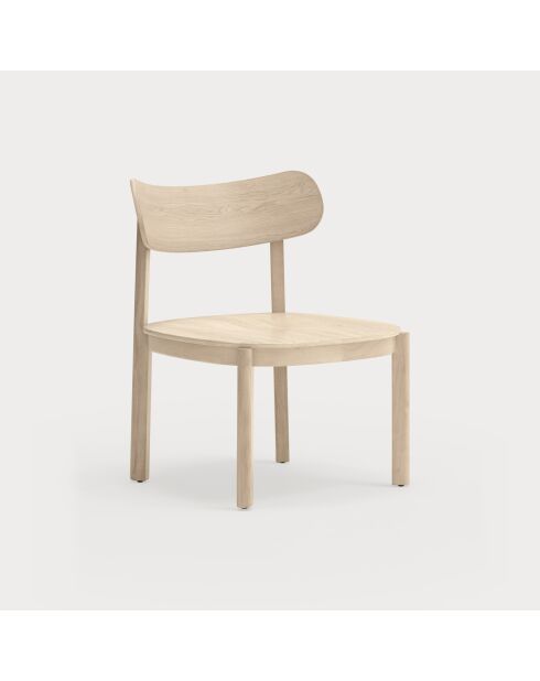 Fauteuil lounge Nara naturel clair - 59.5x59.5x77cm