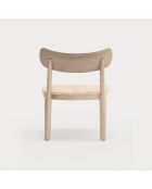 Fauteuil lounge Nara naturel clair - 59.5x59.5x77cm