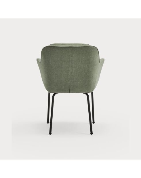 2 chaises Sadira gris vert - 65x66,5x85cm