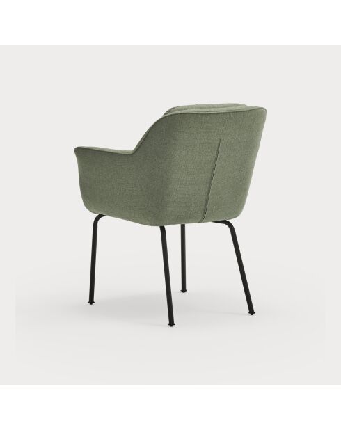 2 chaises Sadira gris vert - 65x66,5x85cm