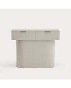 Console Totem 2 portes sable - 100x36x80cm
