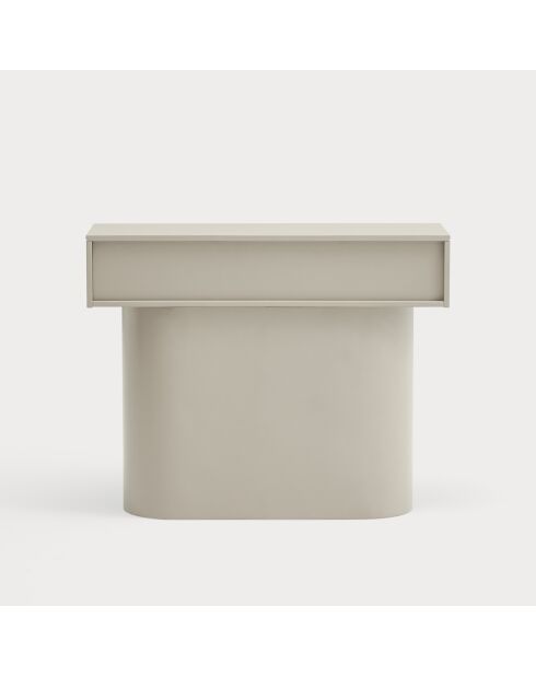 Console Totem 2 portes sable - 100x36x80cm