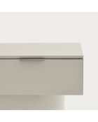 Console Totem 2 portes sable - 100x36x80cm