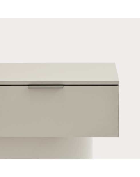 Console Totem 2 portes sable - 100x36x80cm