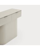 Console Totem 2 portes sable - 100x36x80cm