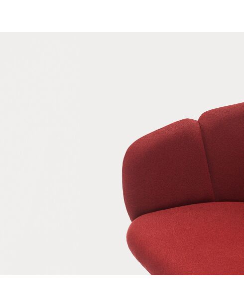 2 stoelen met armleuningen Add 64146 bordeaux - 56x58x48/81cm