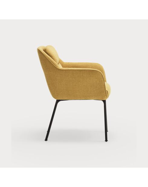 2 chaises Sadira moutardes - 65x66,5x85cm