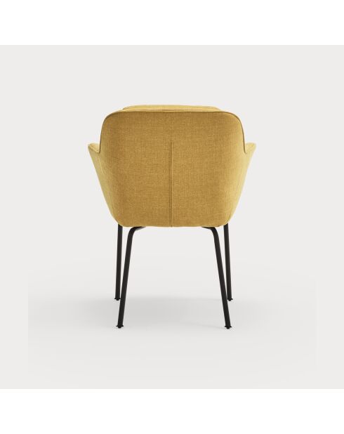 2 chaises Sadira moutardes - 65x66,5x85cm