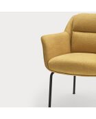 2 chaises Sadira moutardes - 65x66,5x85cm