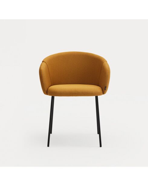 2 sedie con braccioli Aggiungi 62095 senape - 56x58x48/81cm