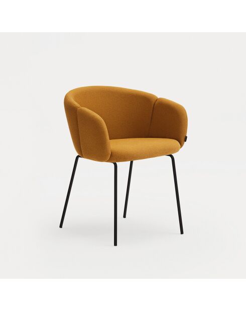 2 sedie con braccioli Aggiungi 62095 senape - 56x58x48/81cm