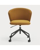 Chaise à roulettes Add 62095 moutarde - 56x58x48/81cm