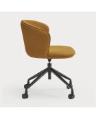 Chaise à roulettes Add 62095 moutarde - 56x58x48/81cm