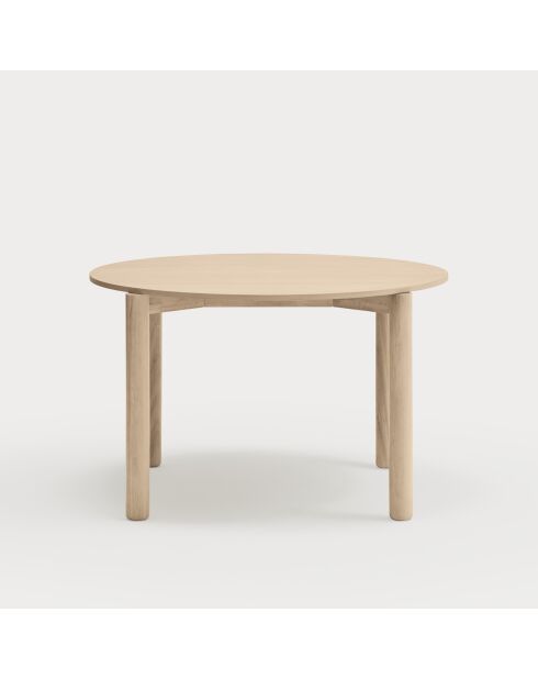 Table ronde Atlas naturel clair - 125.3x120x75.2cm