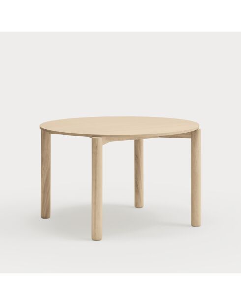 Table ronde Atlas naturel clair - 125.3x120x75.2cm