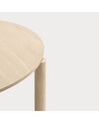 Table ronde Atlas naturel clair  - 125.3x120x75.2cm