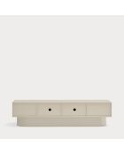 Totem tv-meubel met 4 deuren in zand - 200x47x50cm