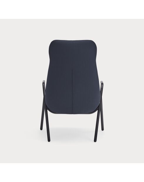 Fauteuil grand format 66201 Dins bleu foncé - 78x80x43/116cm