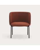Poltrona Mogi 63089 rosso mattone - 60x65x74/44 cm