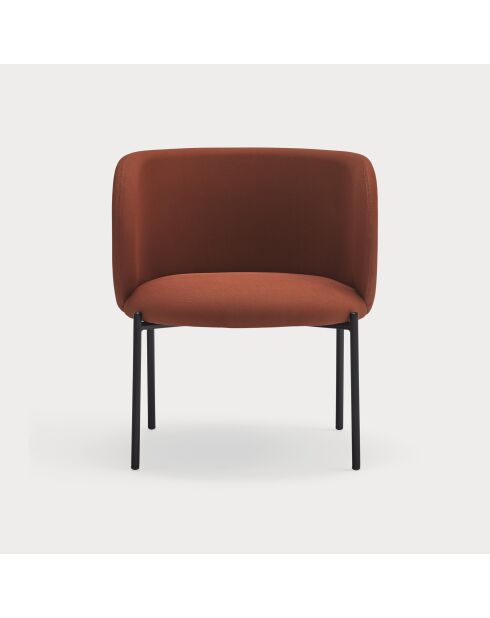 Mogi 63089 Sessel, ziegelrot, 60 x 65 x 74/44 cm