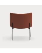 Poltrona Mogi 63089 rosso mattone - 60x65x74/44 cm