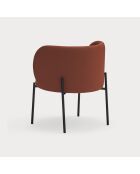 Poltrona Mogi 63089 rosso mattone - 60x65x74/44 cm