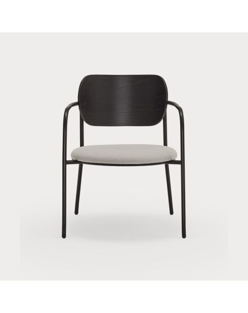 Fauteuil Eclipse noir - 61x53x36/69cm