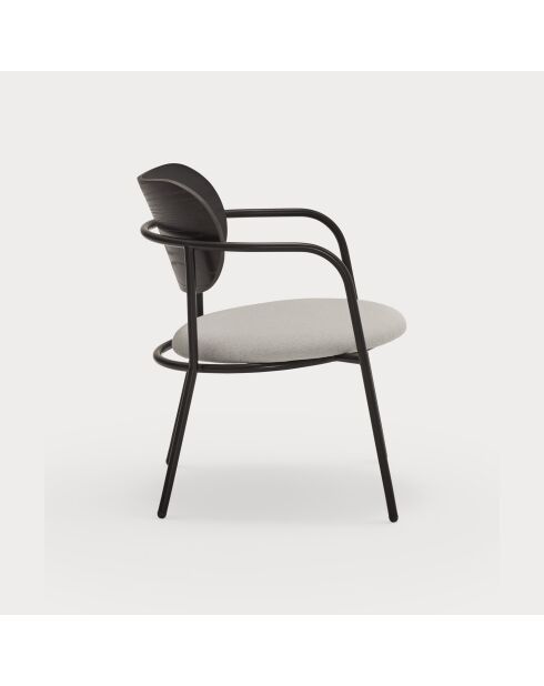 Fauteuil Eclipse noir - 61x53x36/69cm