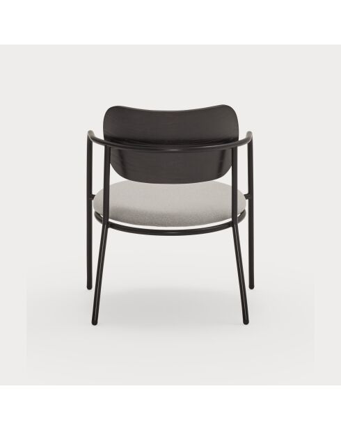Fauteuil Eclipse noir - 61x53x36/69cm
