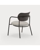 Fauteuil Eclipse noir - 61x53x36/69cm