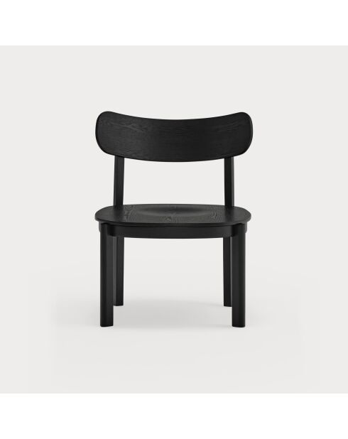Fauteuil lounge Nara noir - 59.5x59.5x77cm