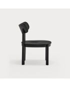 Fauteuil lounge Nara noir - 59.5x59.5x77cm