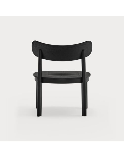 Fauteuil lounge Nara noir - 59.5x59.5x77cm