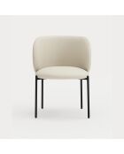 2 chaises Mogi 107-1049 beiges - 59x56x49/81cm