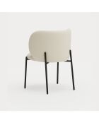 2 chaises Mogi 107-1049 beiges - 59x56x49/81cm