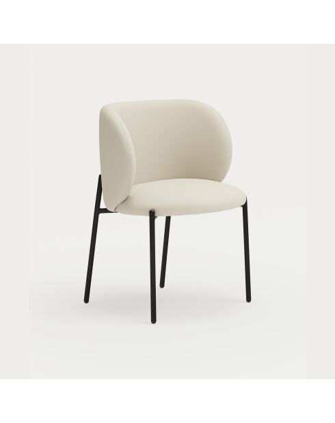 2 Stühle Mogi 107-1049 beige - 59x56x49/81 cm
