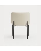 2 chaises Mogi 107-1049 beiges - 59x56x49/81cm
