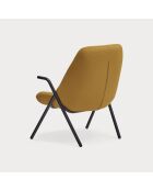 Fauteuil petit format 62108 Dins moutarde - 78x77x43/93cm