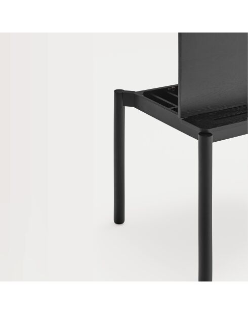 Schwarzer Schreibtisch Atlas - 136x68x75cm