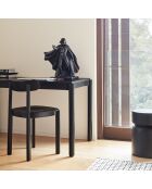 Schwarzer Schreibtisch Atlas - 136x68x75cm